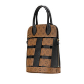 ルイ ヴィトン モノグラム トレサージュ トート ハンドバッグ ショルダーバッグ 2WAY M44113 ブラウン ブラック PVC レザー レディース LOUIS VUITTON 【中古】